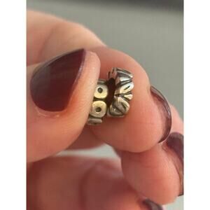 Pandora 925 ALE 2 Sterling Silver Spacer Charm Pair $38